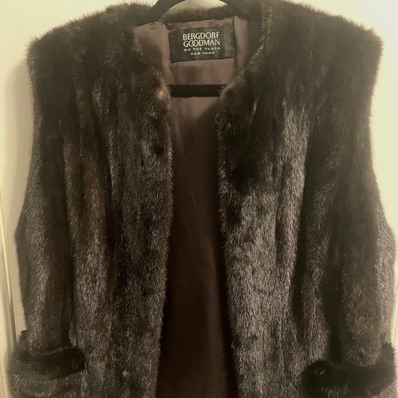 Bergdorf Goodman Custom Vintage Fur Vest - Picture 1 of 7